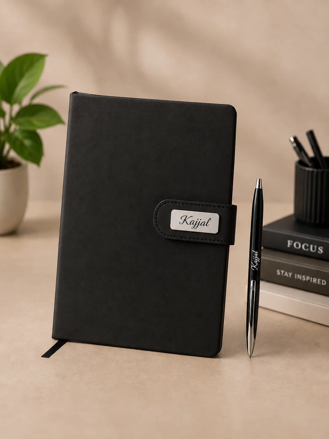 Personalized Diary & Pen Gift Set | Custom Name Engraved Notebook with Metal Pen | Premium Corporate & Birthday Gift